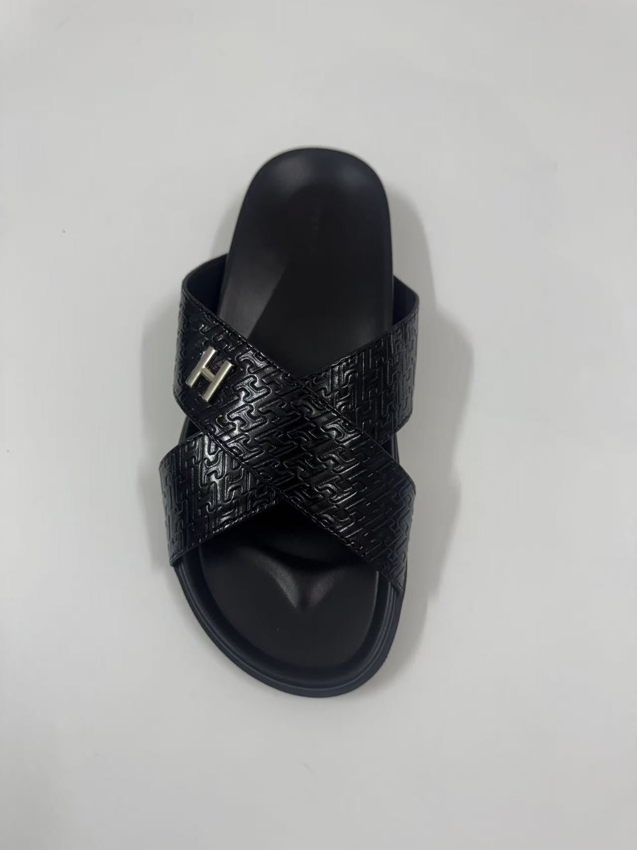 LEATHER SLIDE | Genuine Leather Casual Slippers UAE