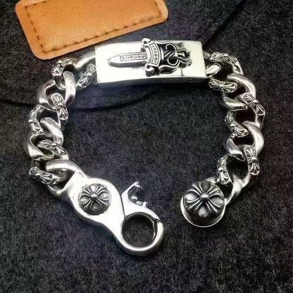 CROSS CHAIN II — Cuban Link Bracelet