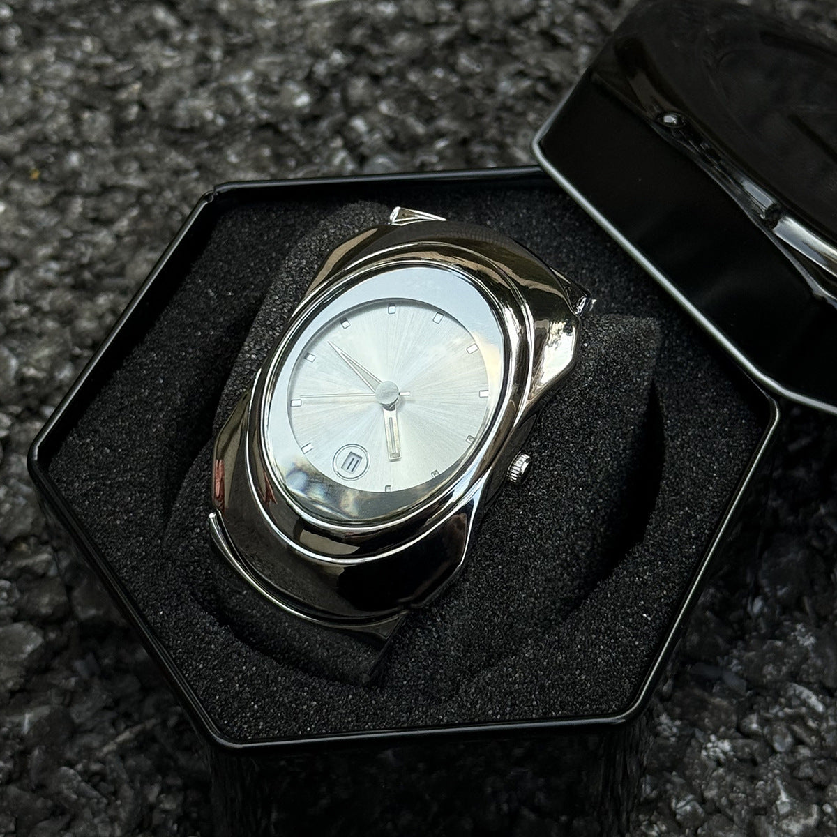 OAKLEY TIMEBOMB | Futuristic Chrome Quartz Watch