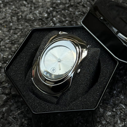 OAKLEY TIMEBOMB | Futuristic Chrome Quartz Watch