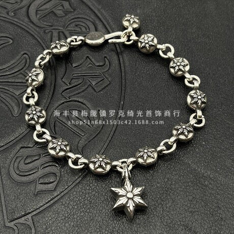 CHROME HEARTS STYLE — Silver Bracelet