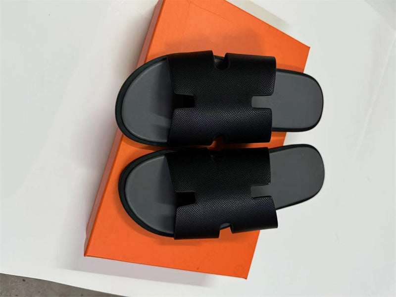 PALM SLIDE | Luxury Leather Casual Slippers UAE