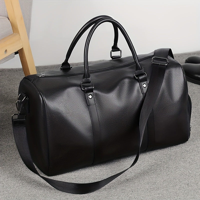 LEATHER JOURNEY | Large Leather Weekend Duffel Bag UAE