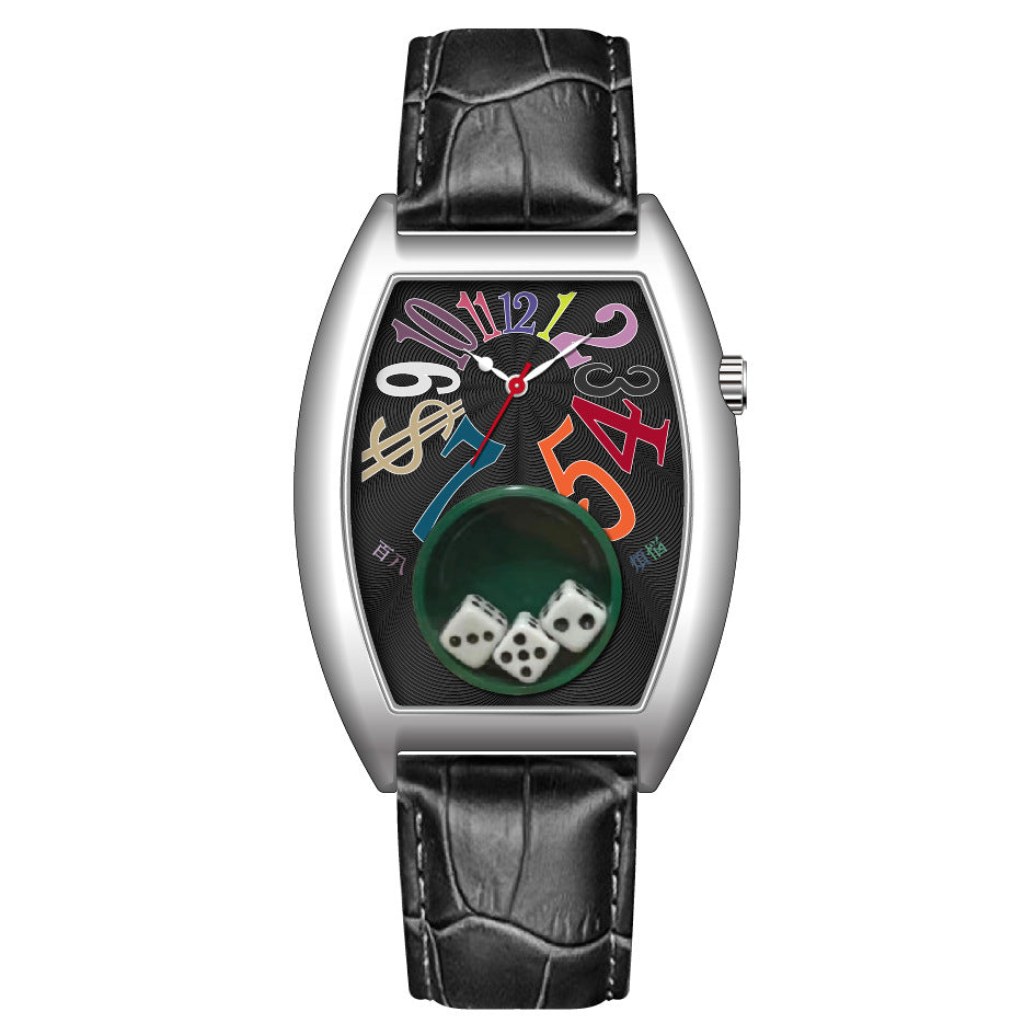 GAMBLER | Dice Edition Tonneau Collector Watch UAE