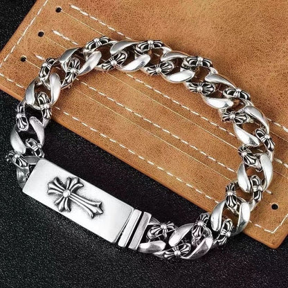 GOTHIC CROSS — Charm Bracelet