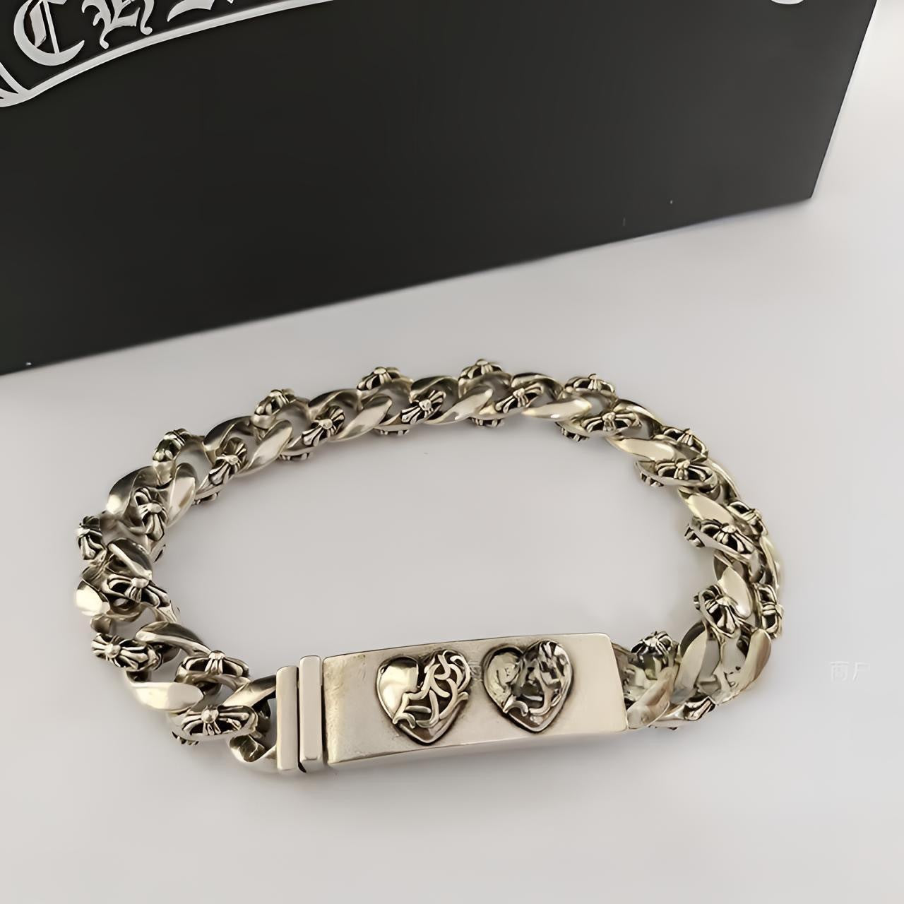 CROSS CHAIN II — Cuban Link Bracelet