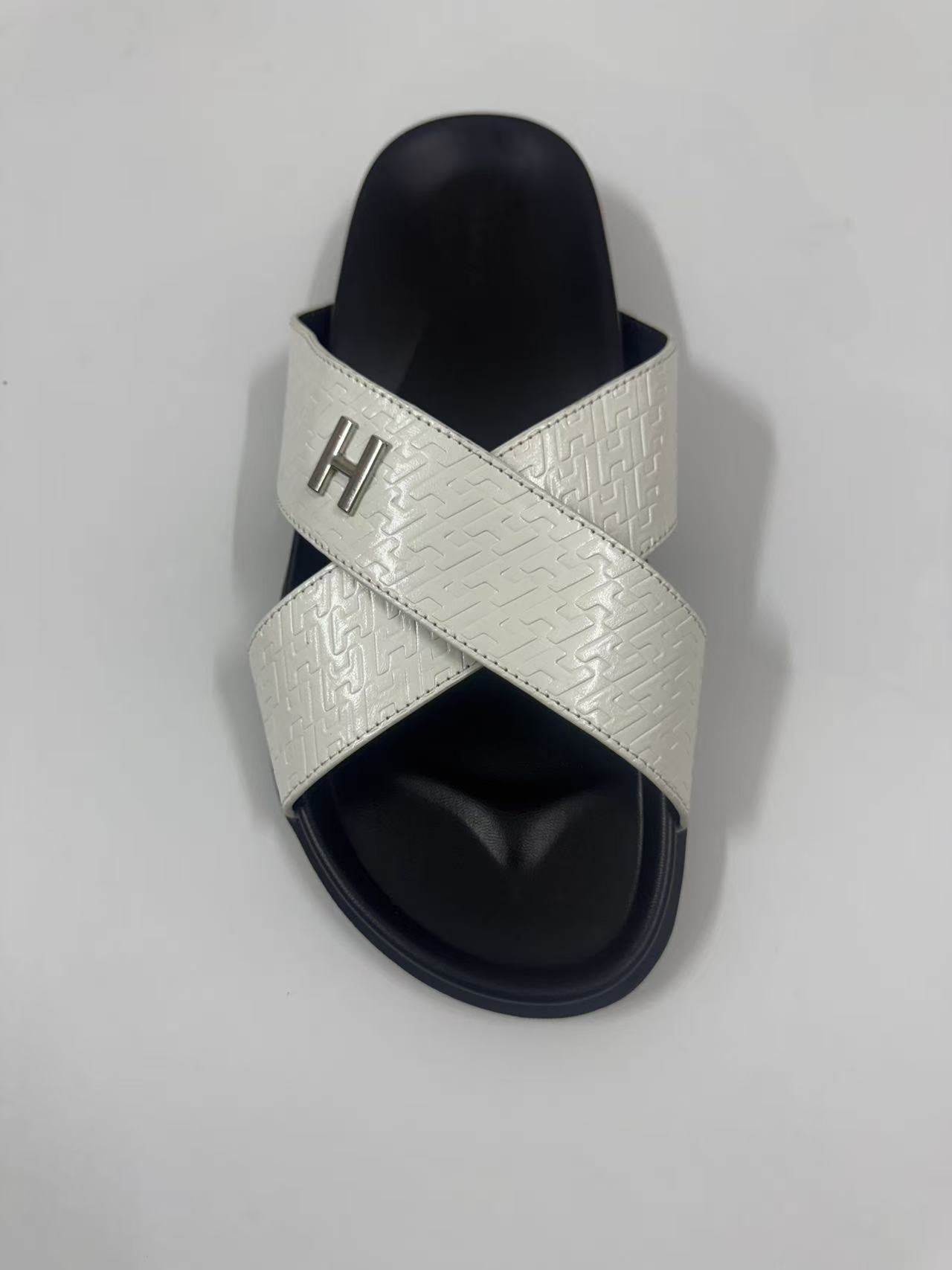 LEATHER SLIDE | Genuine Leather Casual Slippers UAE