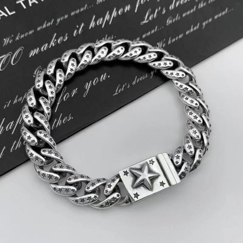 CROSS CHAIN II — Cuban Link Bracelet