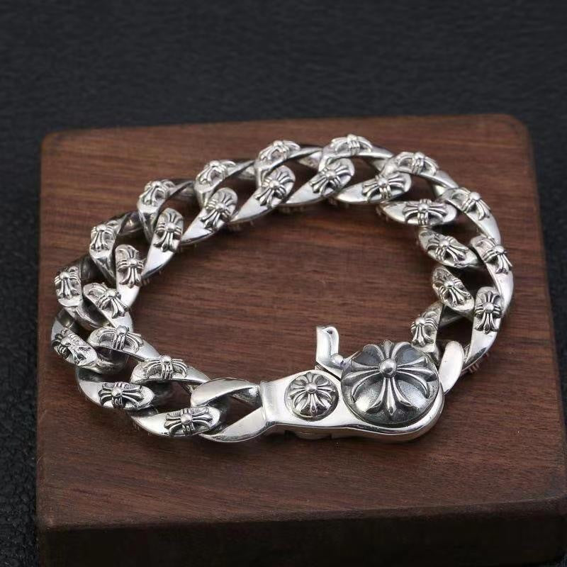 GOTHIC CROSS — Charm Bracelet