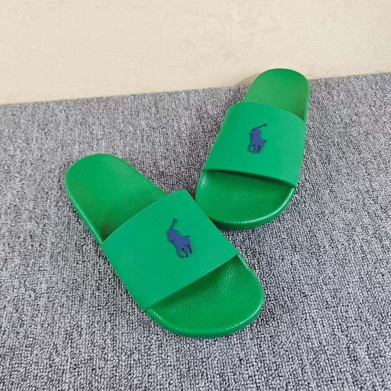 POLO PONY | Embroidered Logo Slide Sandals UAE