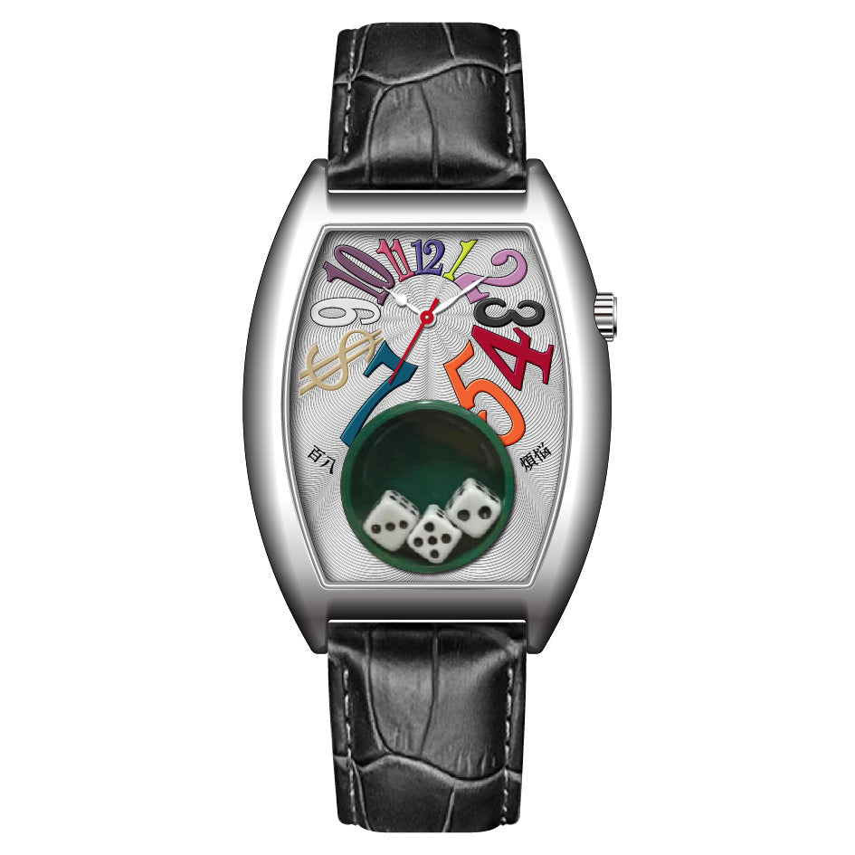 GAMBLER | Dice Edition Tonneau Collector Watch UAE