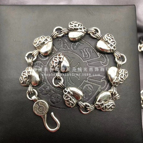 CHROME HEARTS STYLE — Silver Bracelet