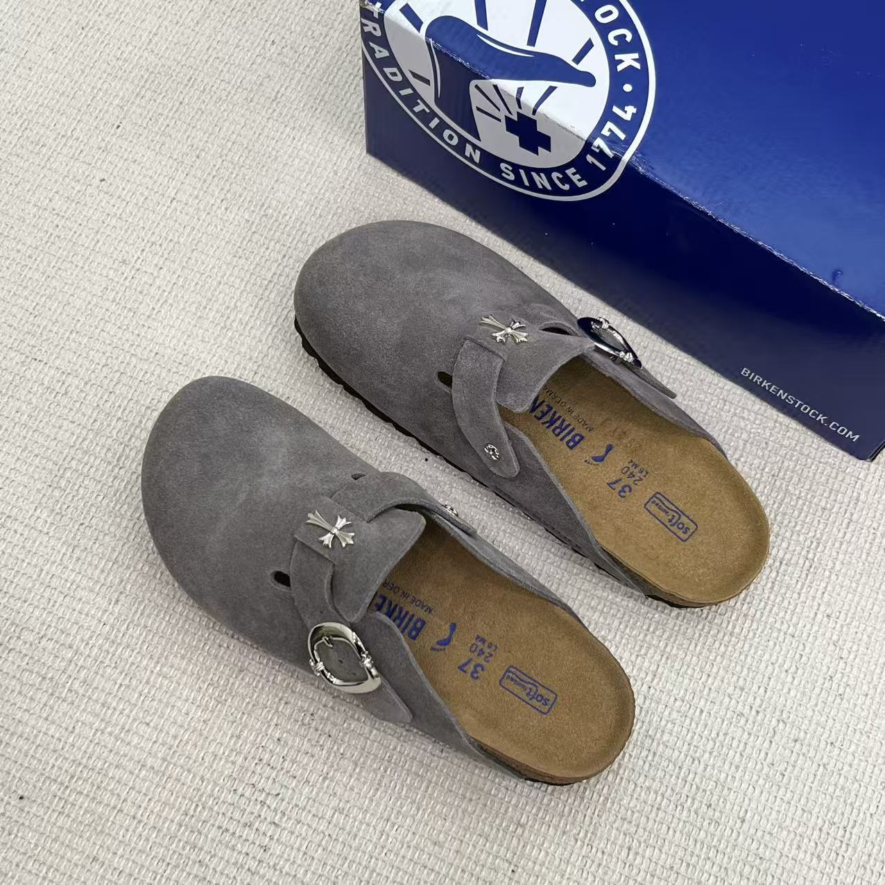 CORK CROSS CLOG | Genuine Leather Cork Eva Sole Clogs UAE