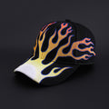 PATCHWORK CAP | Heavy Embroidery Flame Baseball Cap UAE