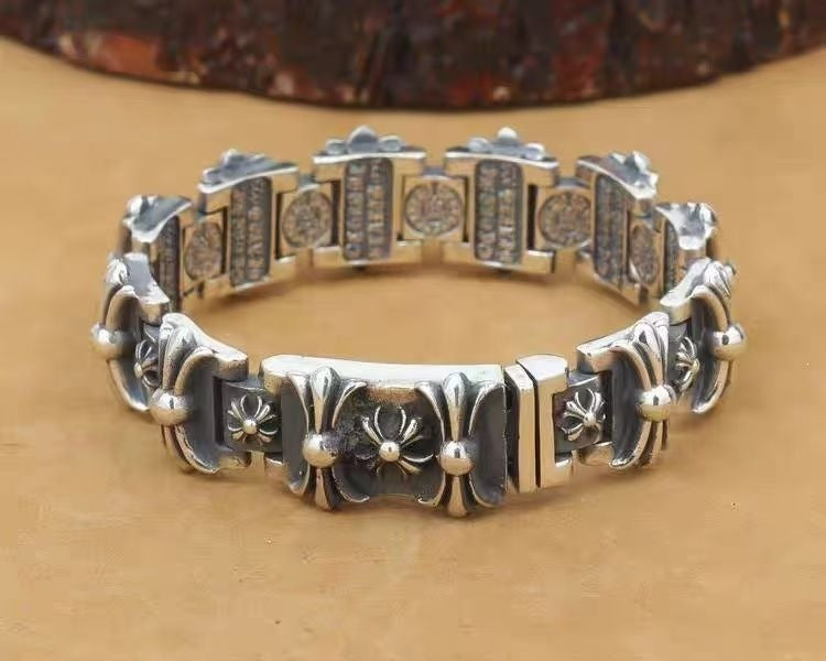 GOTHIC CROSS — Charm Bracelet