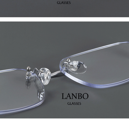 Ultra-Light Frameless Square Glasses