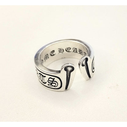 CHROME CROSS — Sterling Silver Ring