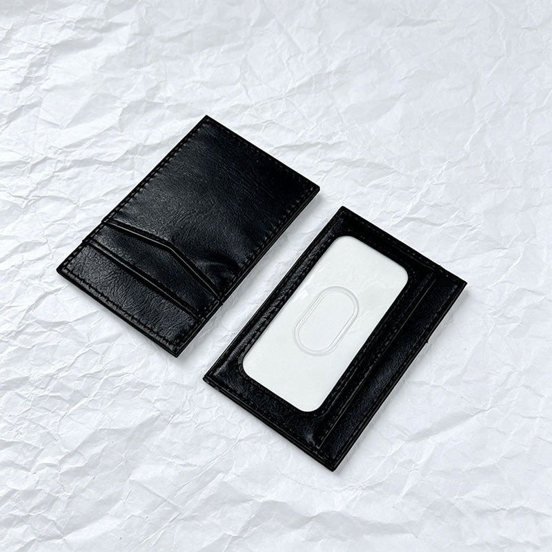 6-SLOT | Minimalist Leather Card Wallet