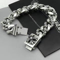 CROSS — Chrome Silver Bracelet