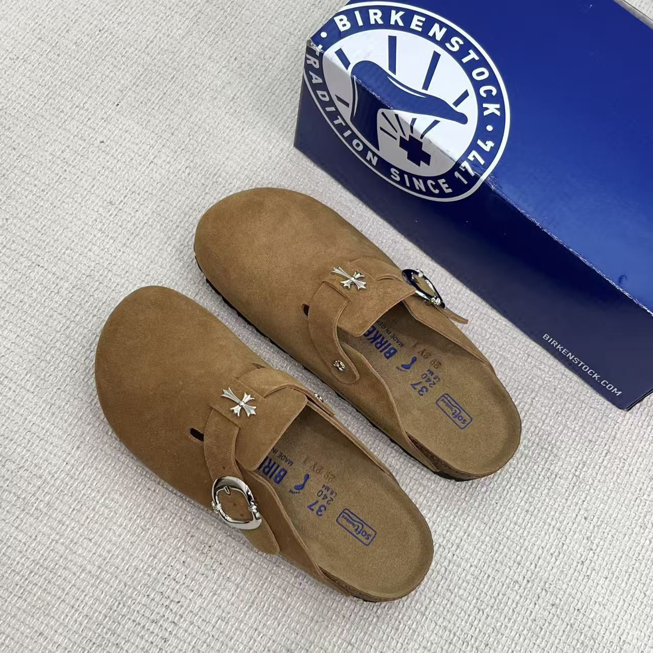 CORK CROSS CLOG | Genuine Leather Cork Eva Sole Clogs UAE