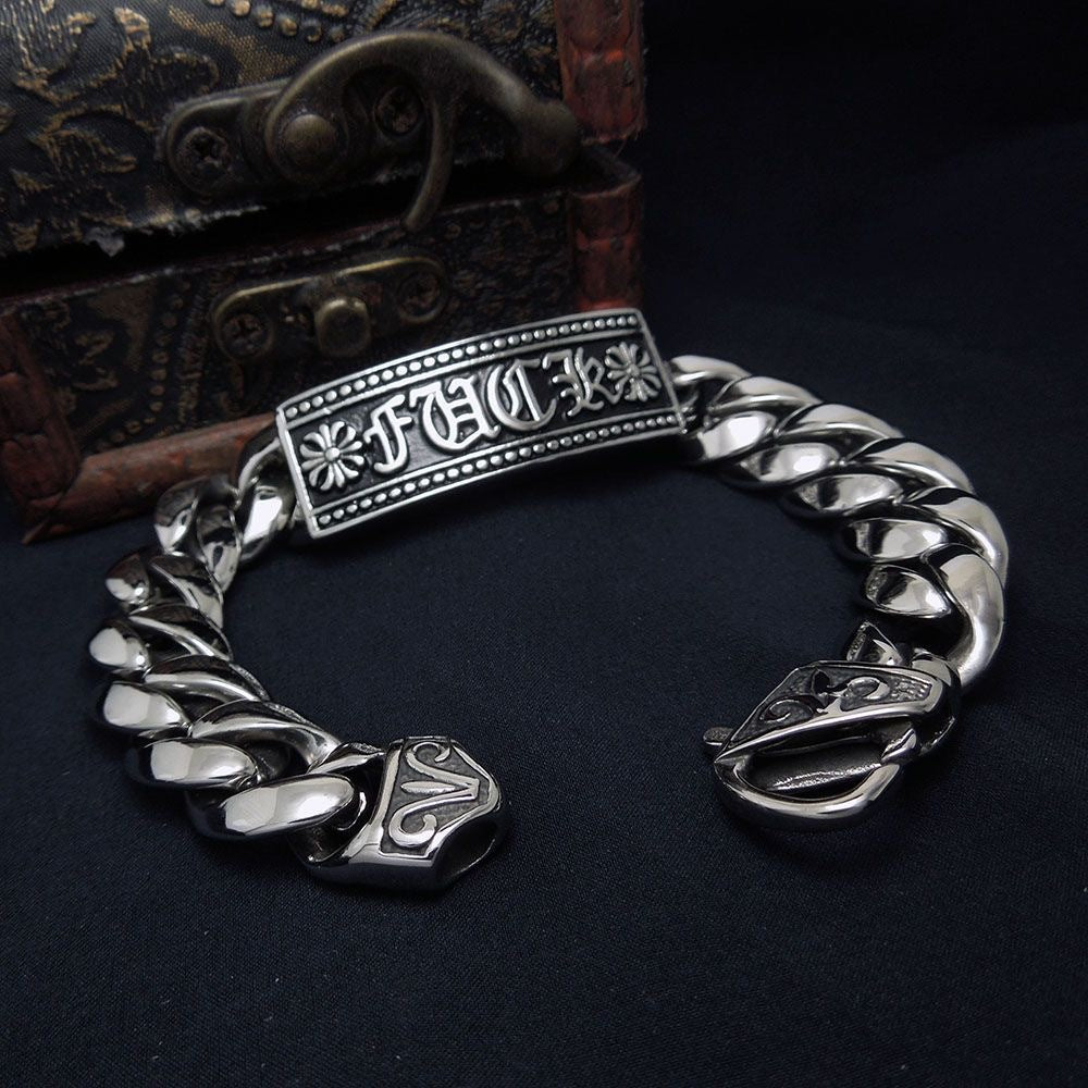 CROSS CHAIN II — Cuban Link Bracelet