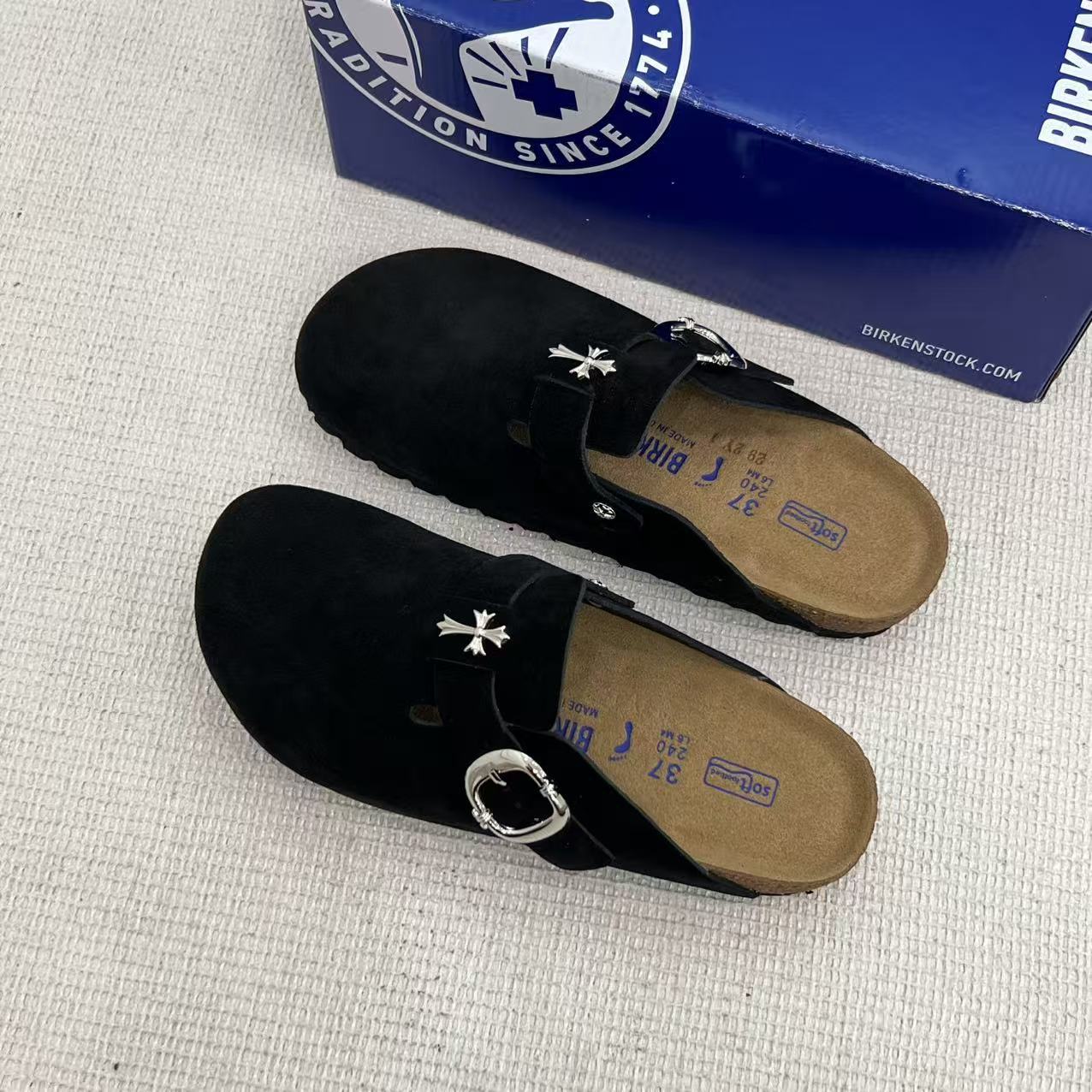 CORK CROSS CLOG | Genuine Leather Cork Eva Sole Clogs UAE