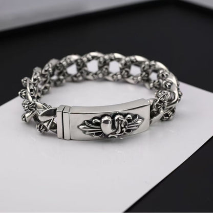CROSS CHAIN II — Cuban Link Bracelet