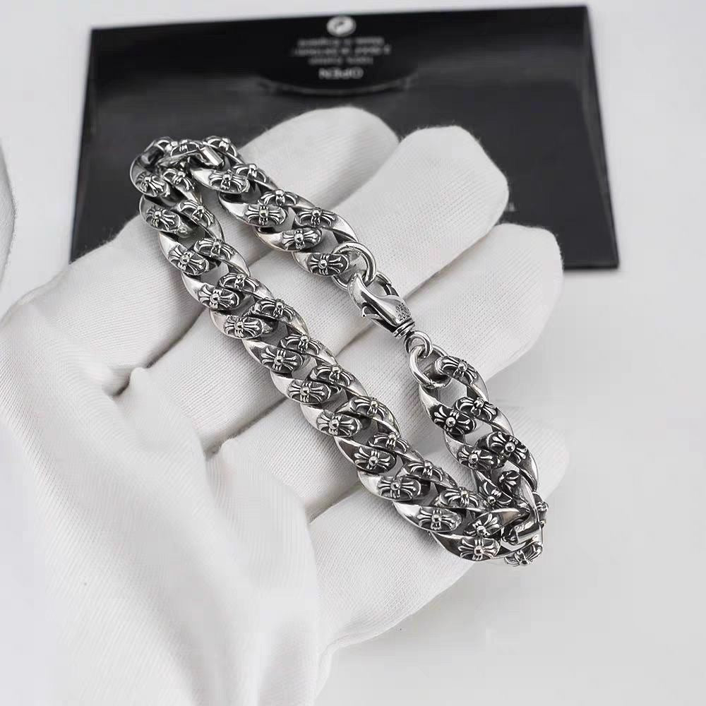 CROSS CHAIN II — Cuban Link Bracelet