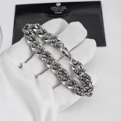 CROSS CHAIN II — Cuban Link Bracelet