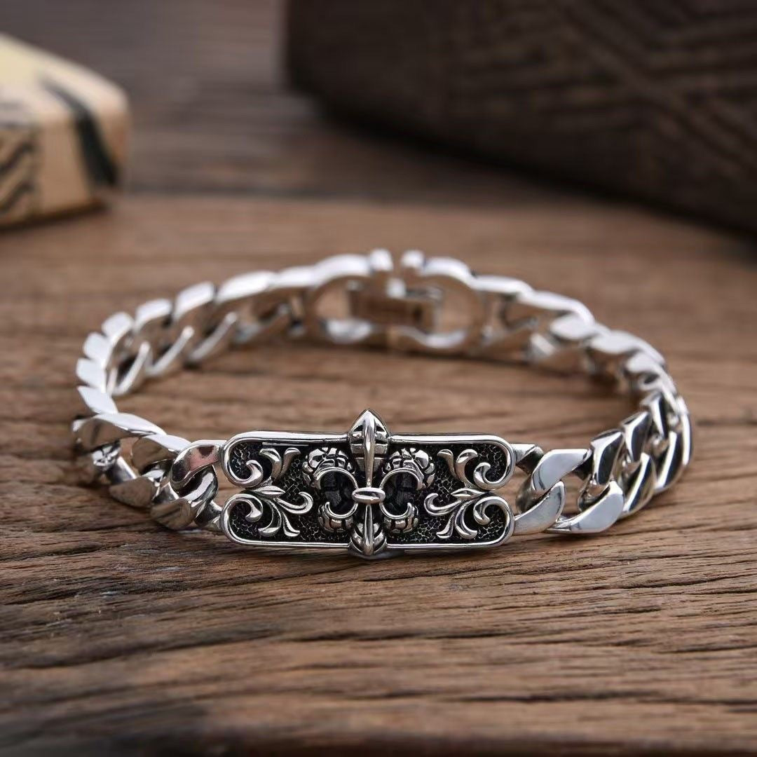 CROSS CHAIN II — Cuban Link Bracelet