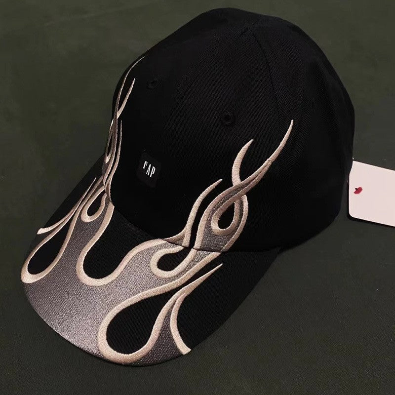 FLAME CAP | Y2K Flame Baseball Cap UAE