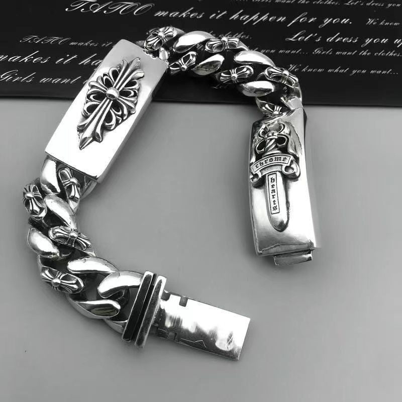 GOTHIC CROSS — Charm Bracelet