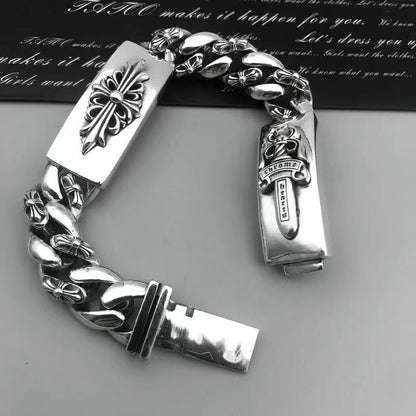 GOTHIC CROSS — Charm Bracelet