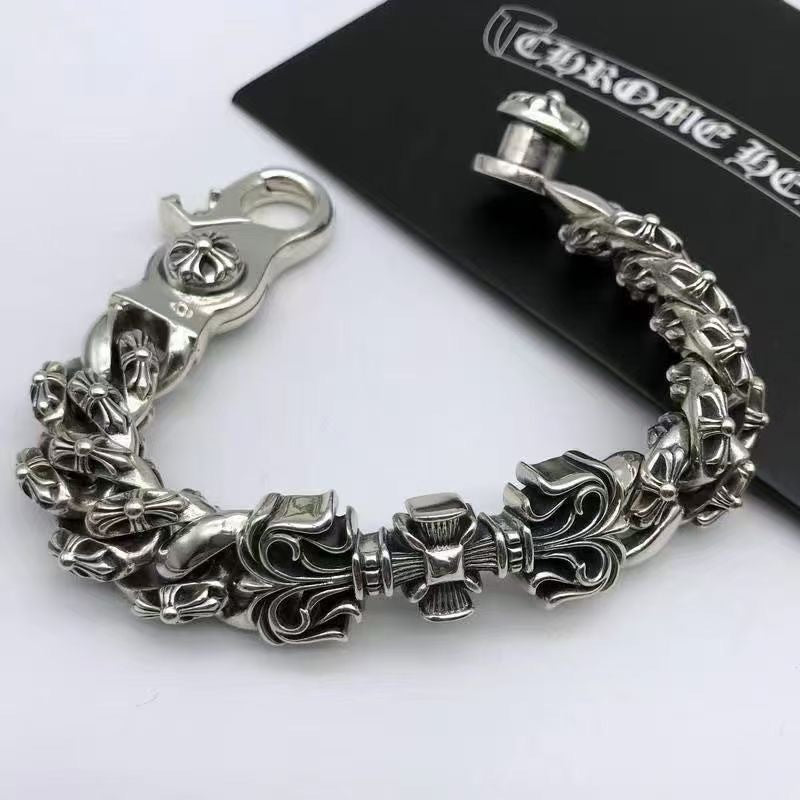 CROSS CHAIN II — Cuban Link Bracelet