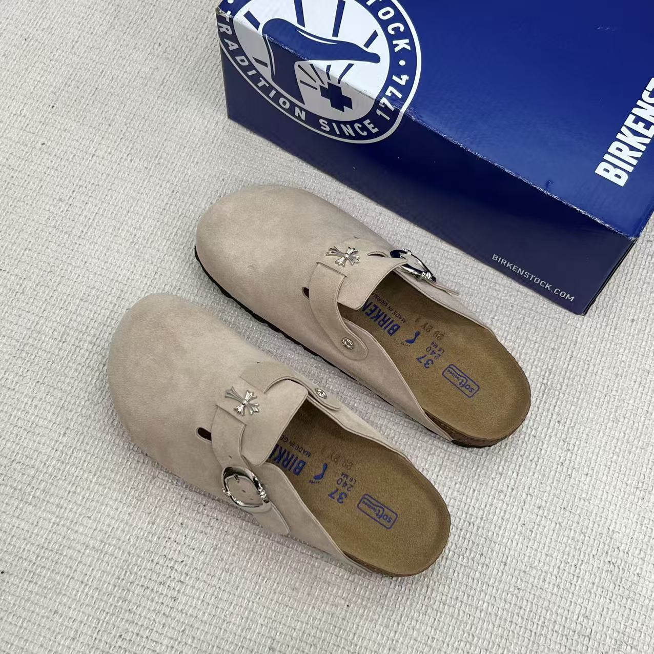 CORK CROSS CLOG | Genuine Leather Cork Eva Sole Clogs UAE