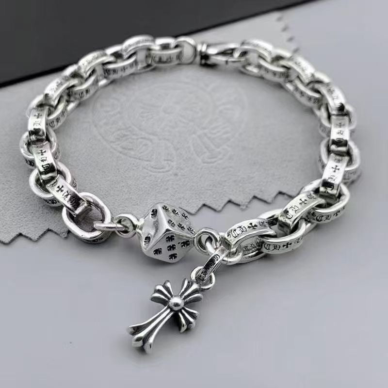 CROSS CHAIN II — Cuban Link Bracelet