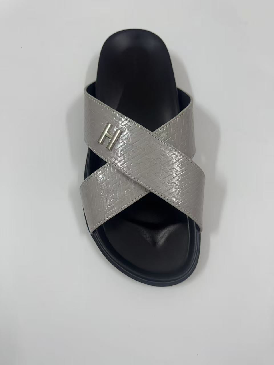 LEATHER SLIDE | Genuine Leather Casual Slippers UAE