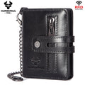 CHAIN WALLET — RFID Bifold Leather