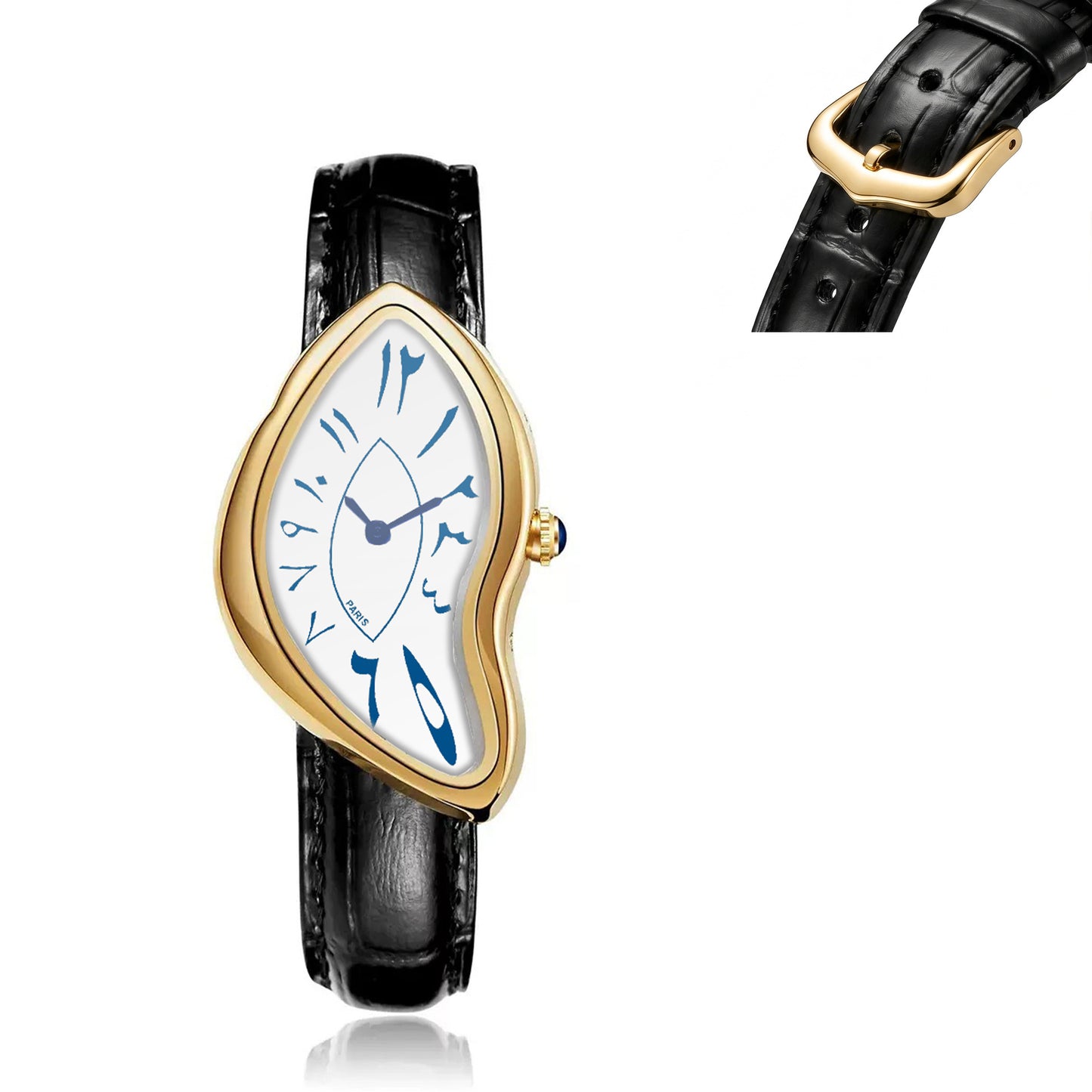 MELT | Distorted Face Y2K Quartz Watch