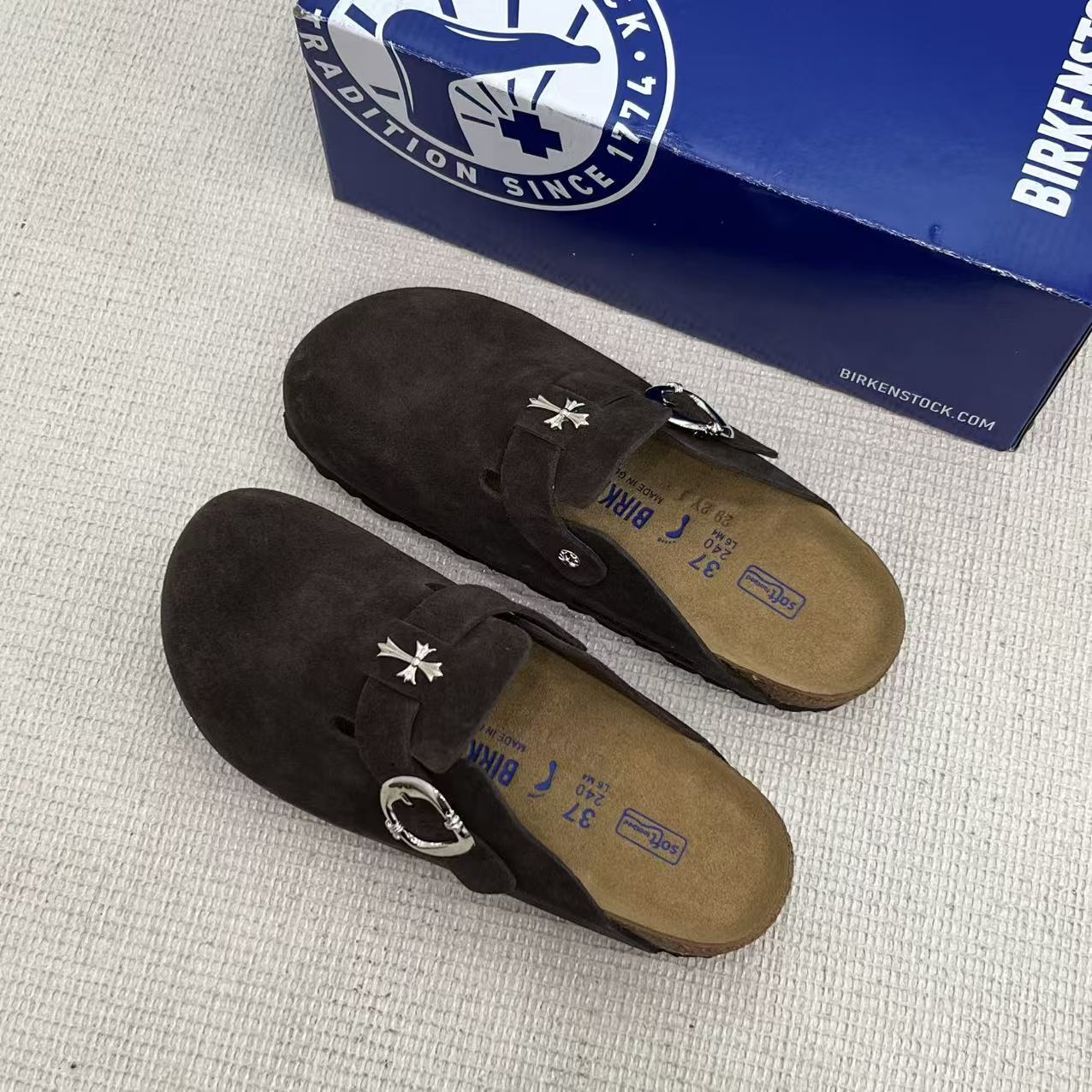 CORK CROSS CLOG | Genuine Leather Cork Eva Sole Clogs UAE