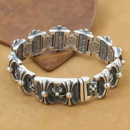 CROSS CHAIN II — Cuban Link Bracelet