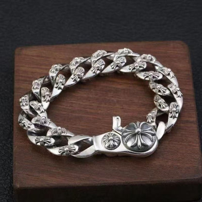 CROSS CHAIN II — Cuban Link Bracelet