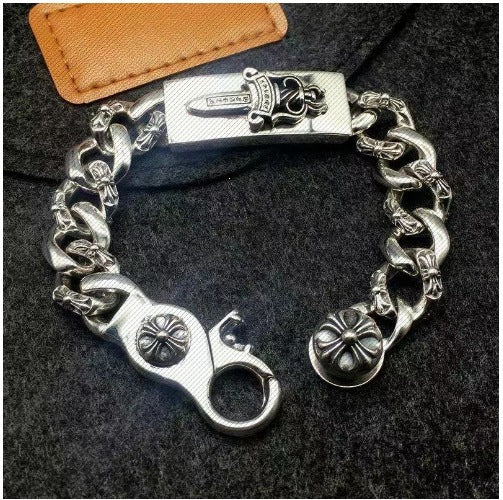 GOTHIC CROSS — Charm Bracelet