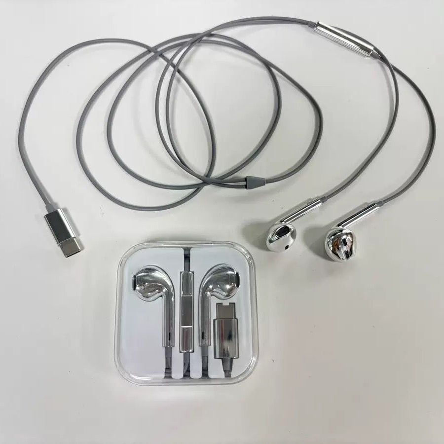 CHROME BUDS — Mirror Finish USB-C Earphones