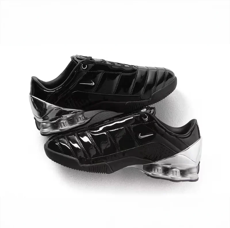 Total 90 Shox — Patent Leather Chrome Retro Low